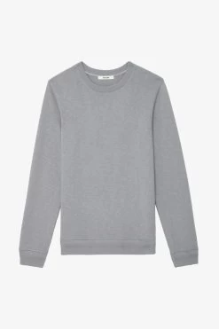 Zadig & Voltaire Stony Sweatshirt Iron -Modern Fashion Shop JMSS00232 IRON 1