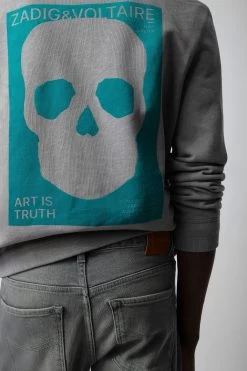 Zadig & Voltaire Stony Sweatshirt Iron -Modern Fashion Shop JMSS00232 IRON 5 1