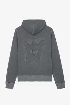 Zadig & Voltaire Alex Skull Sweatshirt Anthracite -Modern Fashion Shop JMSS00236 ANTHRACITE 1