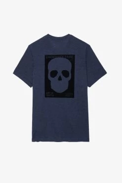 Zadig & Voltaire Stockholm Slub T-shirt Encre 15 Zadig & Voltaire Stockholm Slub T-shirt Encre -Modern Fashion Shop JMTS00623 ENCRE 1