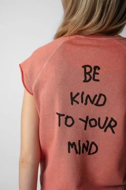 Zadig & Voltaire Rupper Sweatshirt Litchi 10 Zadig & Voltaire Rupper Sweatshirt Litchi -Modern Fashion Shop JWSS00582 LITCHI 5 1