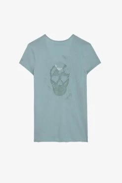 Zadig & Voltaire Story Fishnet T-shirt Glacier -Modern Fashion Shop JWTS01643 GLACIER 1