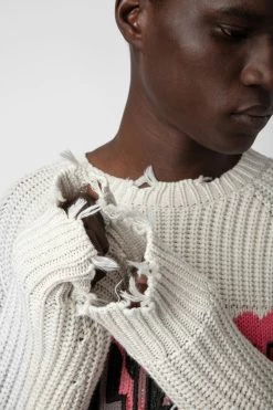 Zadig & Voltaire Tim Sweater Naturel -Modern Fashion Shop KMSW00692 NATUREL 6