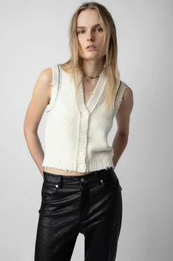 Zadig & Voltaire Karry Cardigan Ecru