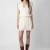 Zadig & Voltaire Alanis Dress Ecru