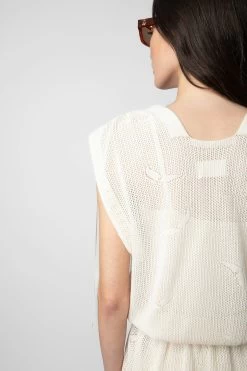 Zadig & Voltaire Alanis Dress Ecru -Modern Fashion Shop KWDR00184 ECRU 7