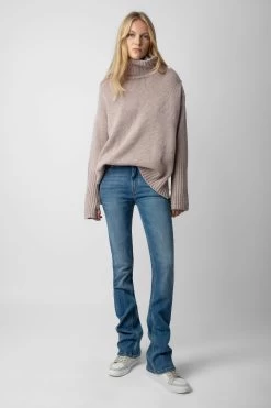 Zadig & Voltaire Alma Cashmere Sweater Primrose