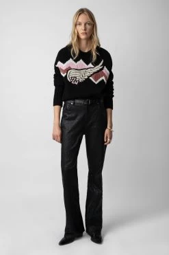 Zadig & Voltaire Bleez Sequin Sweater Black
