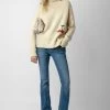 Zadig & Voltaire Bleeza Sweater Vanille -Modern Fashion Shop KWSW01624 VANILLE 3