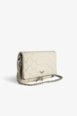 Zadig & Voltaire Rock Quilted Clutch Flash -Modern Fashion Shop LWBA00049 FLASH 4