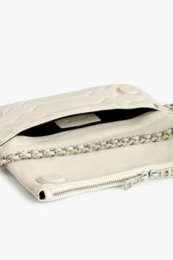 Zadig & Voltaire Rock Quilted Clutch Flash -Modern Fashion Shop LWBA00049 FLASH 5