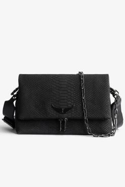 Zadig & Voltaire Rocky Soft Savage Bag Black