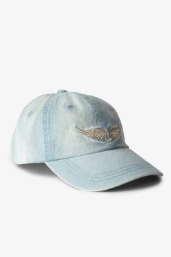 Zadig & Voltaire Klelia Rock Baseball Cap Storm