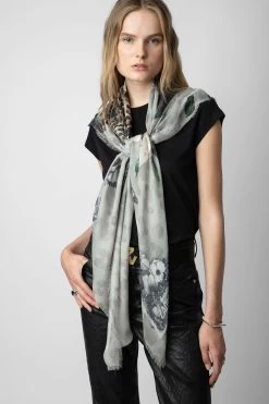 Zadig & Voltaire Kerry Scarf Kaki