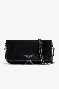 Zadig & Voltaire Rock Clutch Black