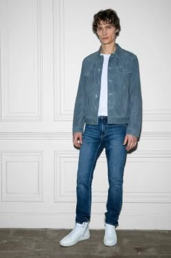 Zadig & Voltaire Base Suede Jacket Uniform -Modern Fashion Shop RMOW00104 UNIFORM 9