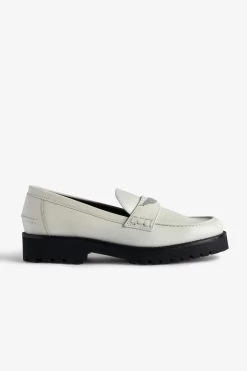 Zadig & Voltaire Joecassin Loafers Ice -Modern Fashion Shop SWCT00834 ICE 1