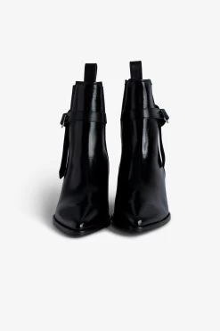 Zadig & Voltaire Tyler Ankle Boots Black -Modern Fashion Shop SWCT00835 NOIR 4