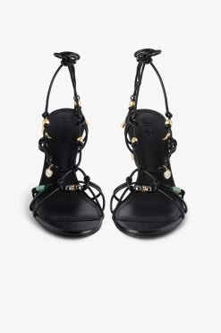 Zadig & Voltaire Alana Sandals Black -Modern Fashion Shop SWCT00848 NOIR 3