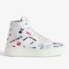 Zadig & Voltaire ZV1747 High Flash Chunky High-Top Sneakers White