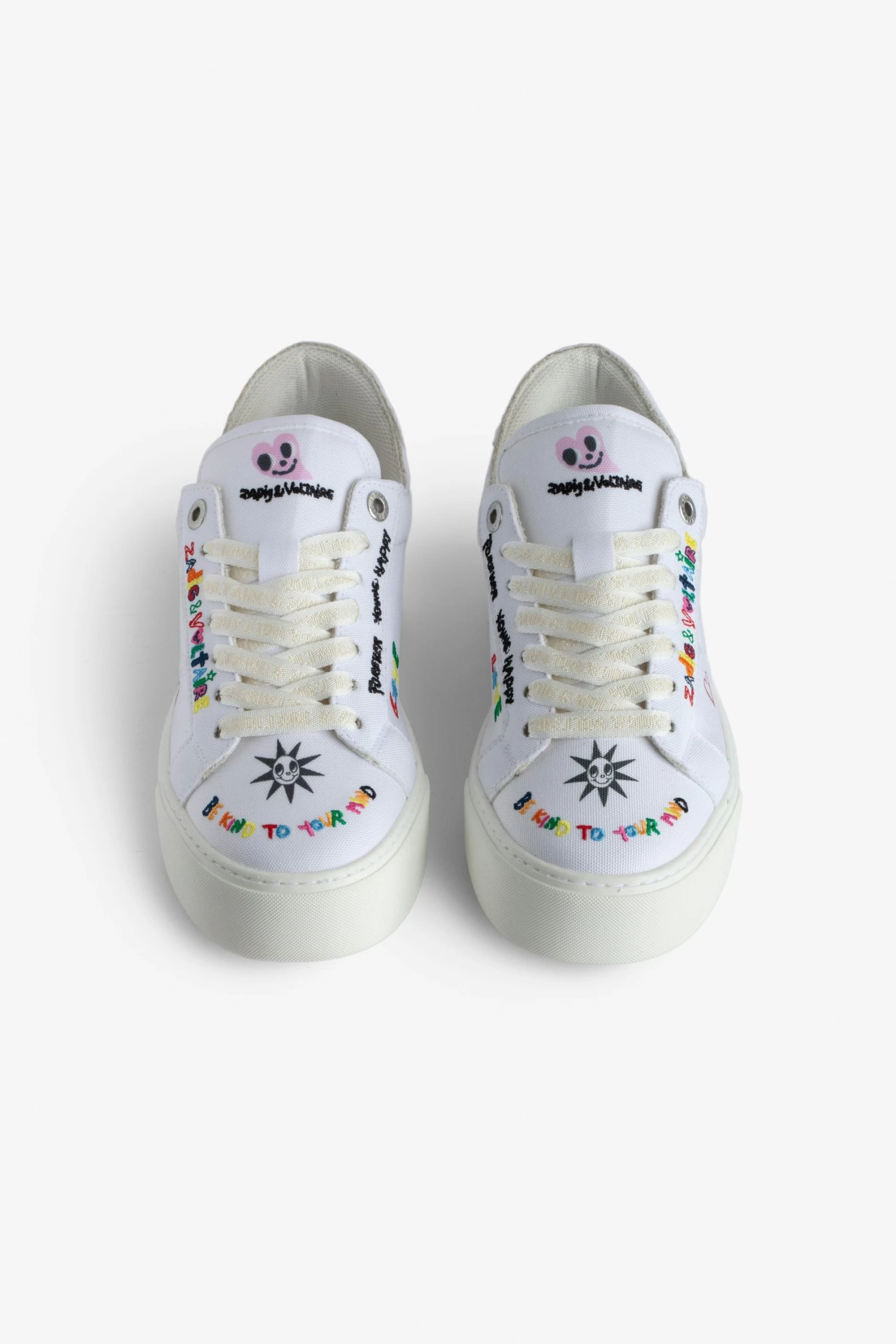 Zadig & Voltaire ZV1747 La Flash Chunky Low-Top Sneakers White 5 Zadig & Voltaire ZV1747 La Flash Chunky Low-Top Sneakers White - Image 3