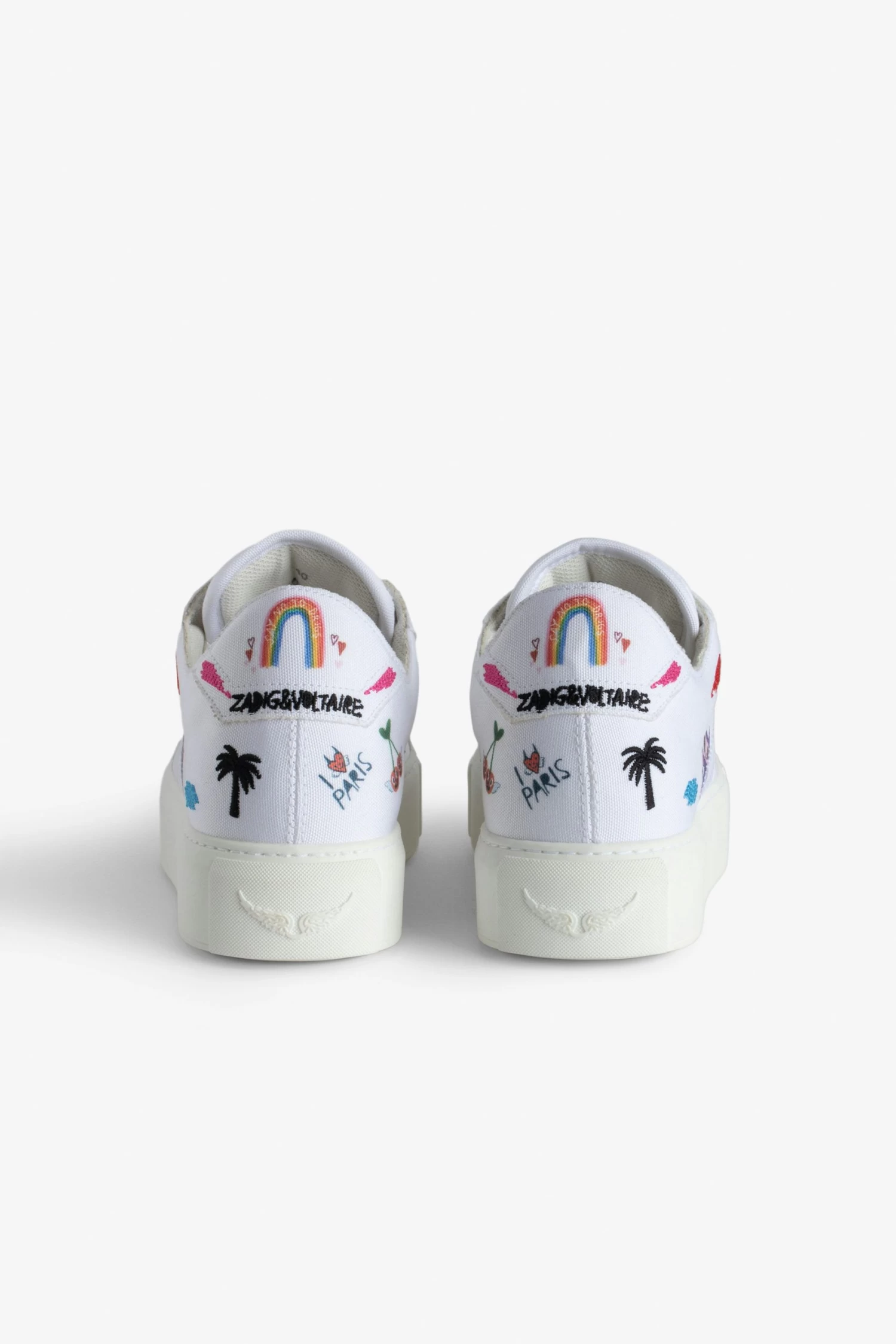 Zadig & Voltaire ZV1747 La Flash Chunky Low-Top Sneakers White 6 Zadig & Voltaire ZV1747 La Flash Chunky Low-Top Sneakers White - Image 4