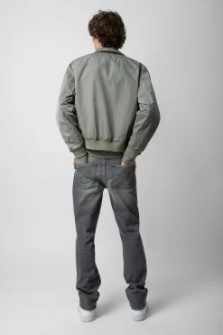 Zadig & Voltaire Mate Jacket Treillis -Modern Fashion Shop WMOW00373 TREILLIS 4