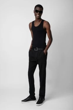 Zadig & Voltaire Pierce Linen Pants Black