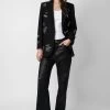 Zadig & Voltaire Viva Diamanté Blazer Black