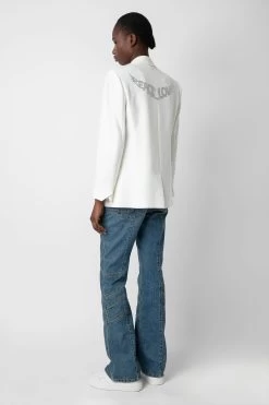 Zadig & Voltaire Visit Peace & Love Diamanté Blazer Judo -Modern Fashion Shop WWBL00842 JUDO 5