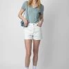 Zadig & Voltaire Sissi Denim Shorts Judo -Modern Fashion Shop WWBS00136 JUDO 2
