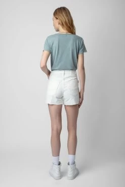 Zadig & Voltaire Sissi Denim Shorts Judo -Modern Fashion Shop WWBS00136 JUDO 4