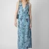 Zadig & Voltaire Rolanys Silk Dress Glacier
