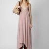 Zadig & Voltaire Risty Silk Jacquard Dress Primrose -Modern Fashion Shop WWDR01336 PRIMEROSE 2