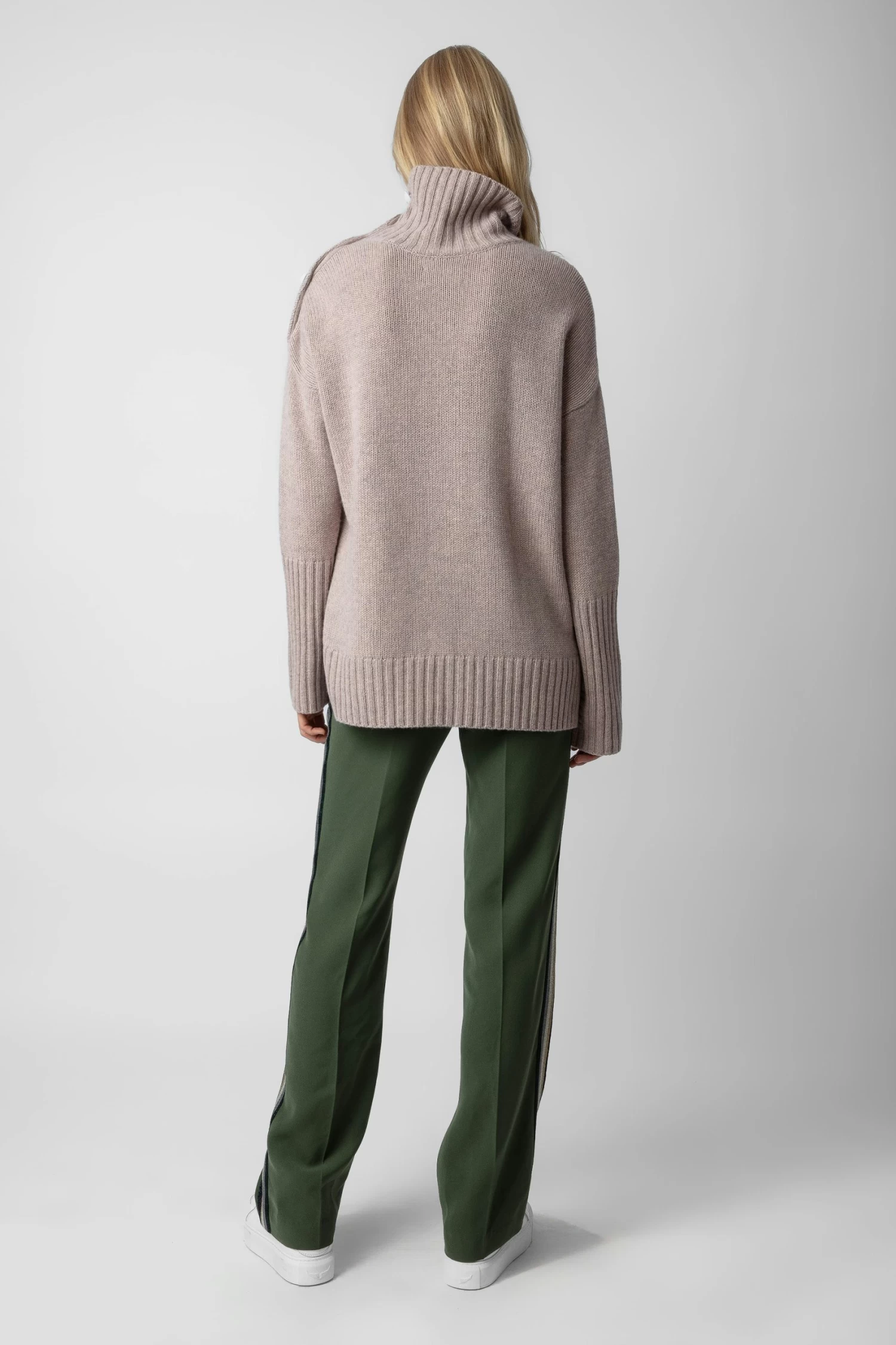 Zadig & Voltaire Pomy Pants Used Kaki 5 Zadig & Voltaire Pomy Pants Used Kaki - Image 3