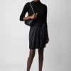 Zadig & Voltaire Joji Satin Skirt Black