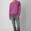 Zadig & Voltaire Aime Sweatshirt Anemone -Modern Fashion Shop jmss00247 anemone 3