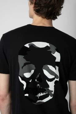 Zadig & Voltaire Stockholm T-Shirt Black -Modern Fashion Shop jmts00023 noir 5