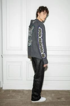 Zadig & Voltaire Oliver Cardigan Anthracite -Modern Fashion Shop kmca00221 anthracite 9