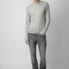 Zadig & Voltaire Teiss Cashmere Sweater Light Grey