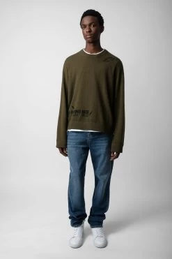 Zadig & Voltaire Marko Sweater Used Kaki