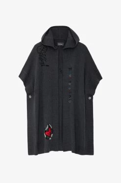 Zadig & Voltaire Inna Cashmere Cardigan Kaki Slate 13 Zadig & Voltaire Inna Cashmere Cardigan Kaki Slate -Modern Fashion Shop kwco00071 kaki slate