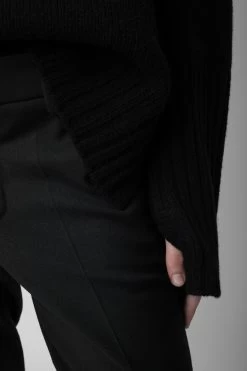 Zadig & Voltaire Alma Rock & Roll Sweater Black -Modern Fashion Shop kwsw00065 noir 5