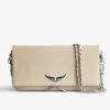 Zadig & Voltaire Rock Soft Savage Clutch Flash 1 Zadig & Voltaire Rock Soft Savage Clutch Flash -Modern Fashion Shop lwba02223 flash 1