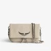 Zadig & Voltaire Nano Soft Savage Rock Clutch Flash -Modern Fashion Shop lwba02229 flash 1