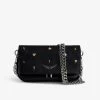 Zadig & Voltaire Rock Nano Lucky Charms Clutch Black -Modern Fashion Shop lwba02466 noir