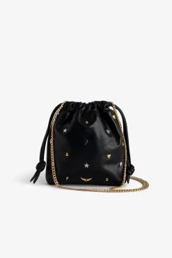 Zadig & Voltaire Rock To Go Lucky Charms Bag Black