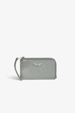 Zadig & Voltaire ZV Card Card Holder Silver