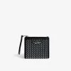 Zadig & Voltaire ZV Fold Dotted Swiss Coin Purse Black 2 Zadig & Voltaire ZV Fold Dotted Swiss Coin Purse Black -Modern Fashion Shop lwsg01202 noir