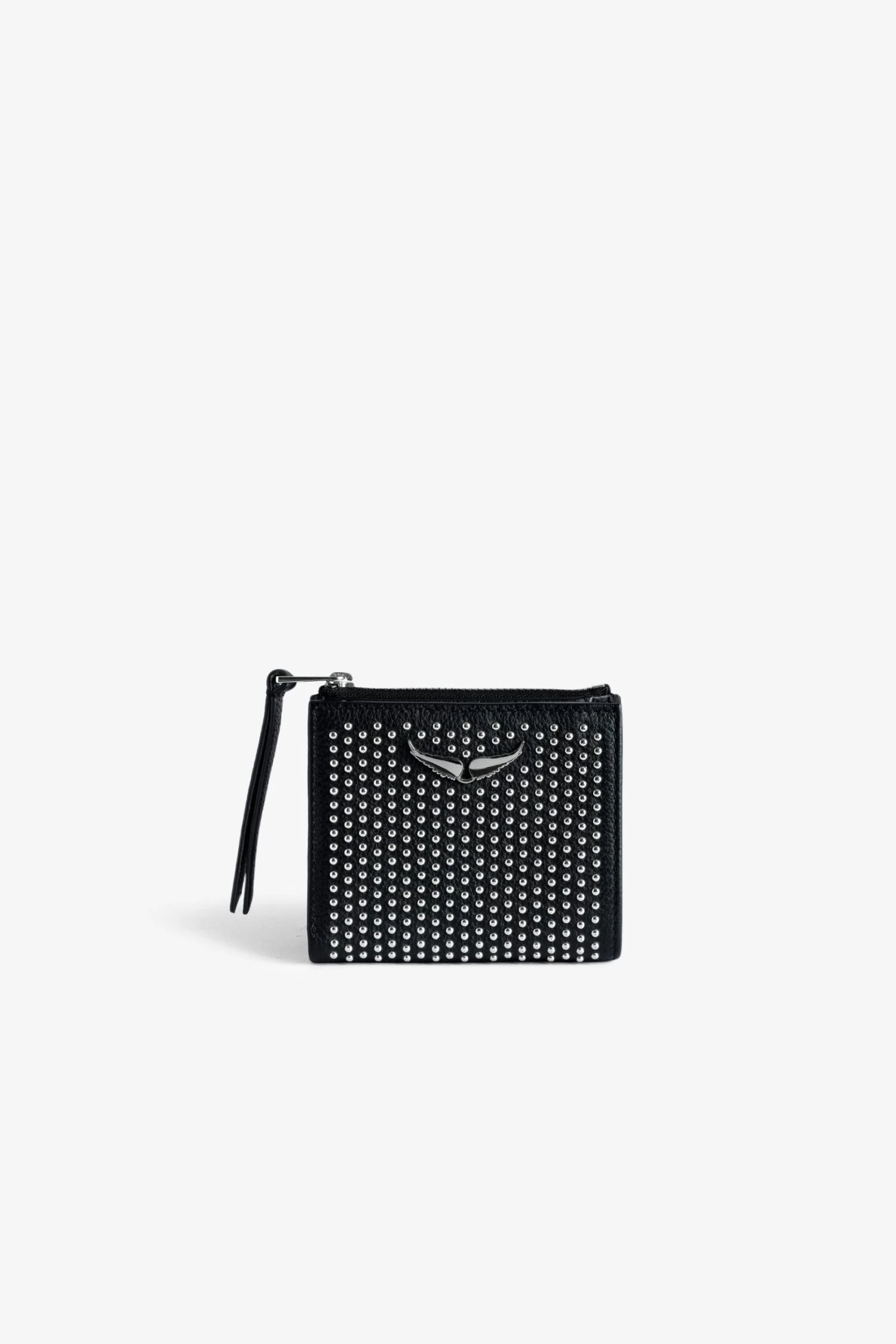 Zadig & Voltaire ZV Fold Dotted Swiss Coin Purse Black 3 Zadig & Voltaire ZV Fold Dotted Swiss Coin Purse Black